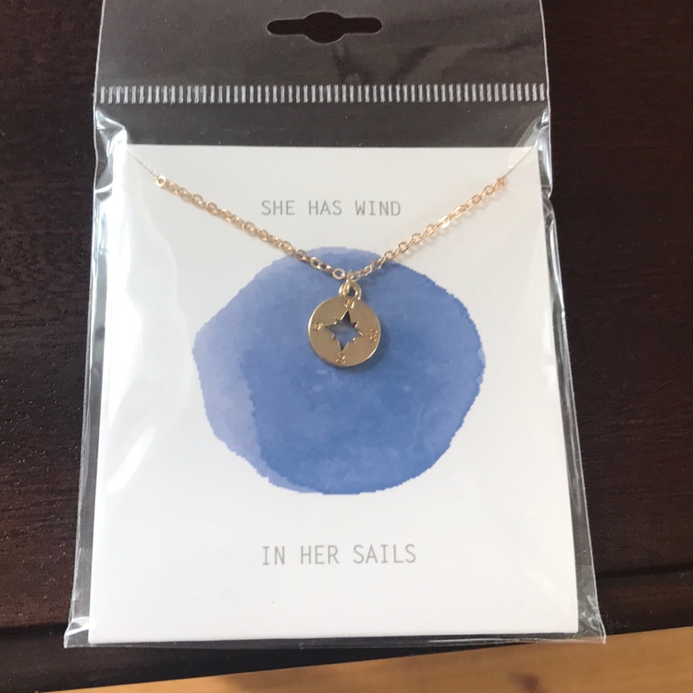 Compass necklace
